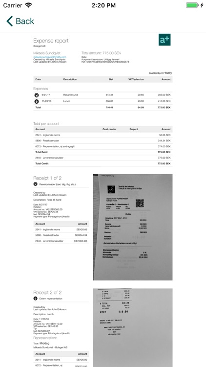 Accountor Expense