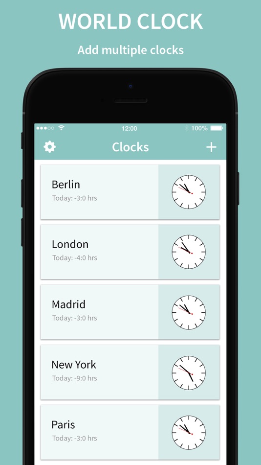 World Clock – Time Widget - 1.1 - (iOS)