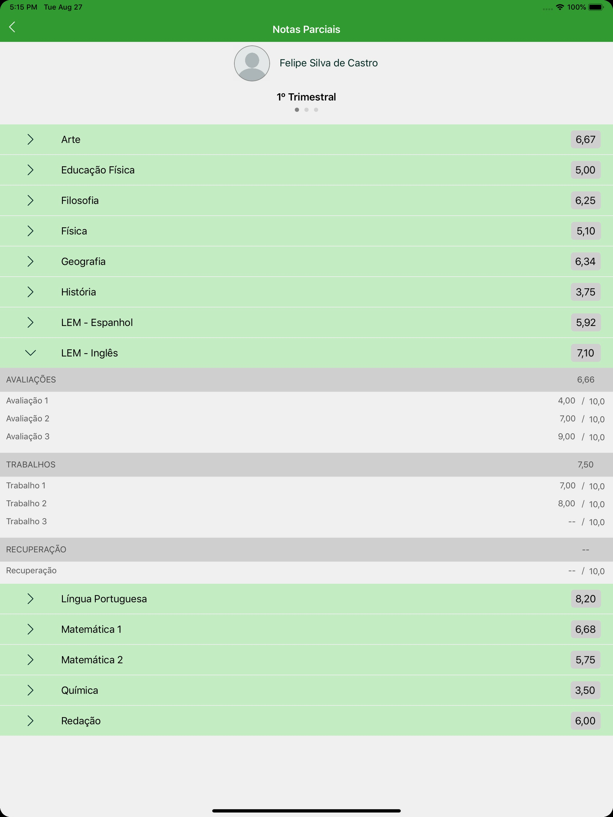 Escola Internacional Mobile screenshot 15