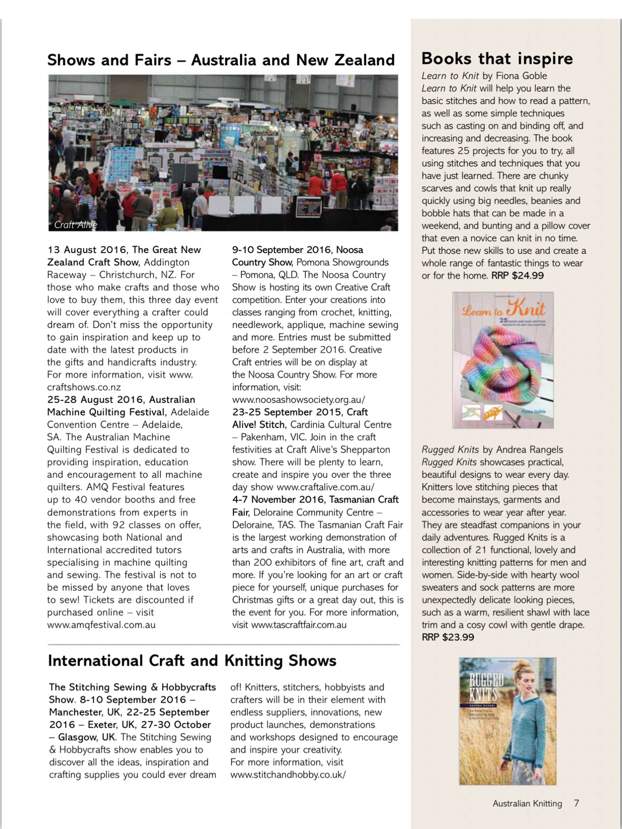 Australian Knitting Magazine