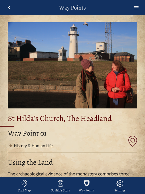 The Way of St Hild iPad screenshot 4 - Travel app