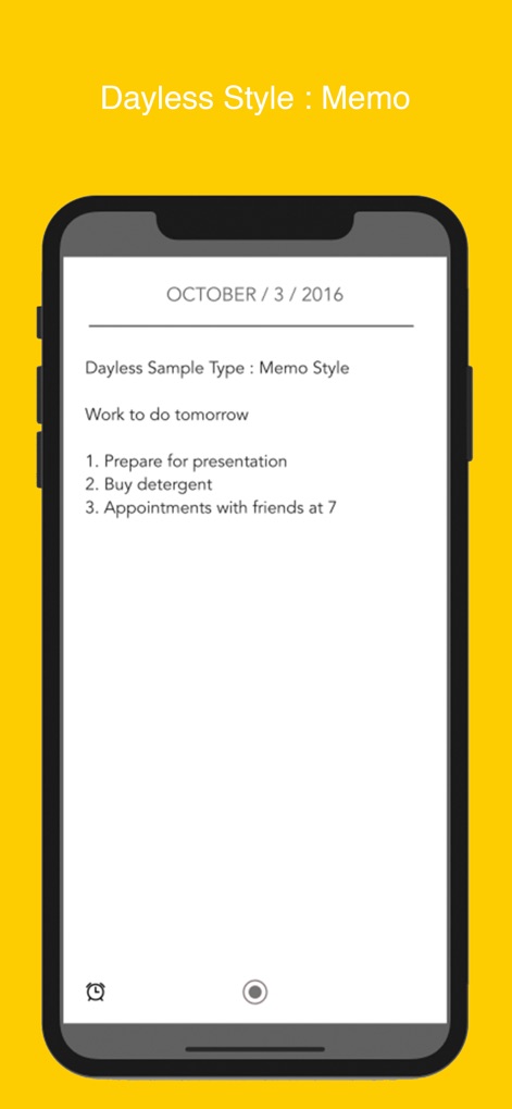 Dayless - Simple Diary App - dayless-simple-diary-memo-screenshot
