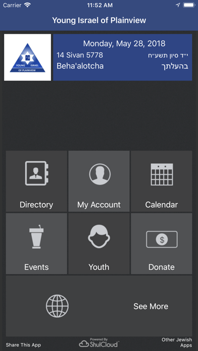 Screenshot #1 pour Young Israel of Plainview