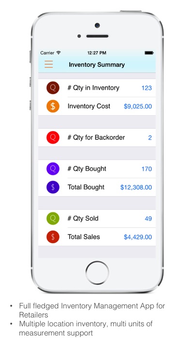 Screenshot #1 pour Goods Inventory for Retailer