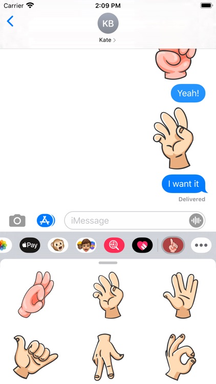 Handy Emotions Stickers