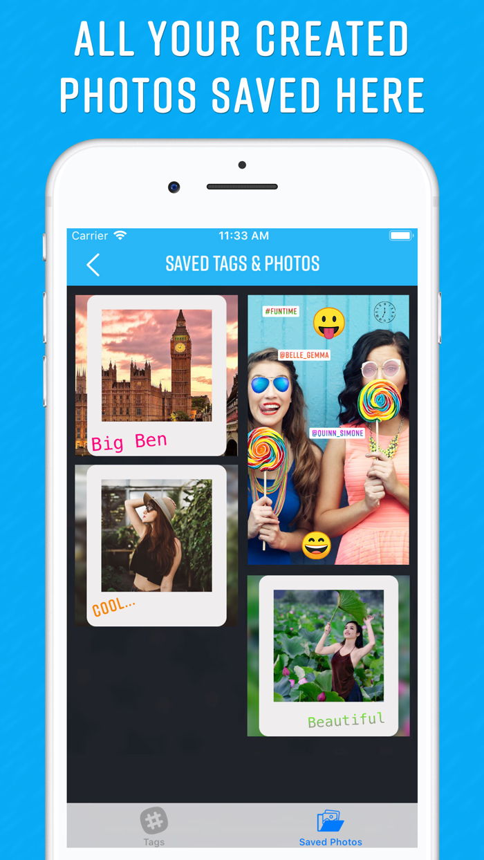 Hashtag Photo Maker Generator