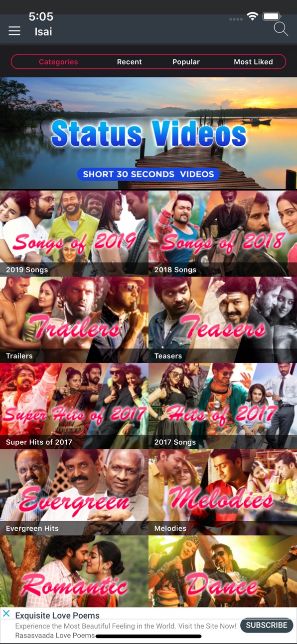 iPhone screenshot