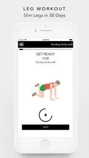 legfit - leg workout trainer iphone bildschirmfoto 2