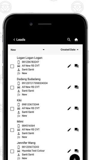 Mitsubishi Lead Management App screenshot 2