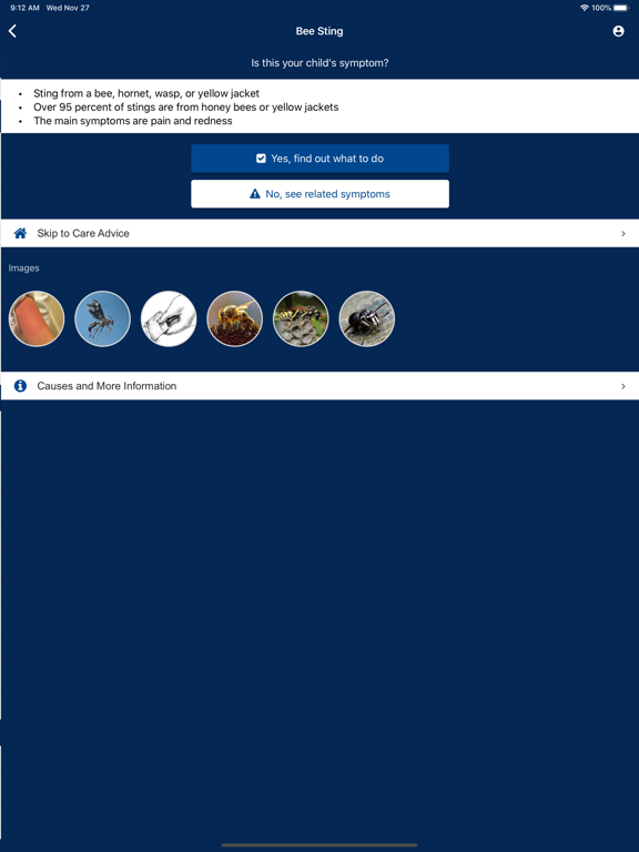 ChildrensMD iPad screenshot 3 - Health & Fitness app
