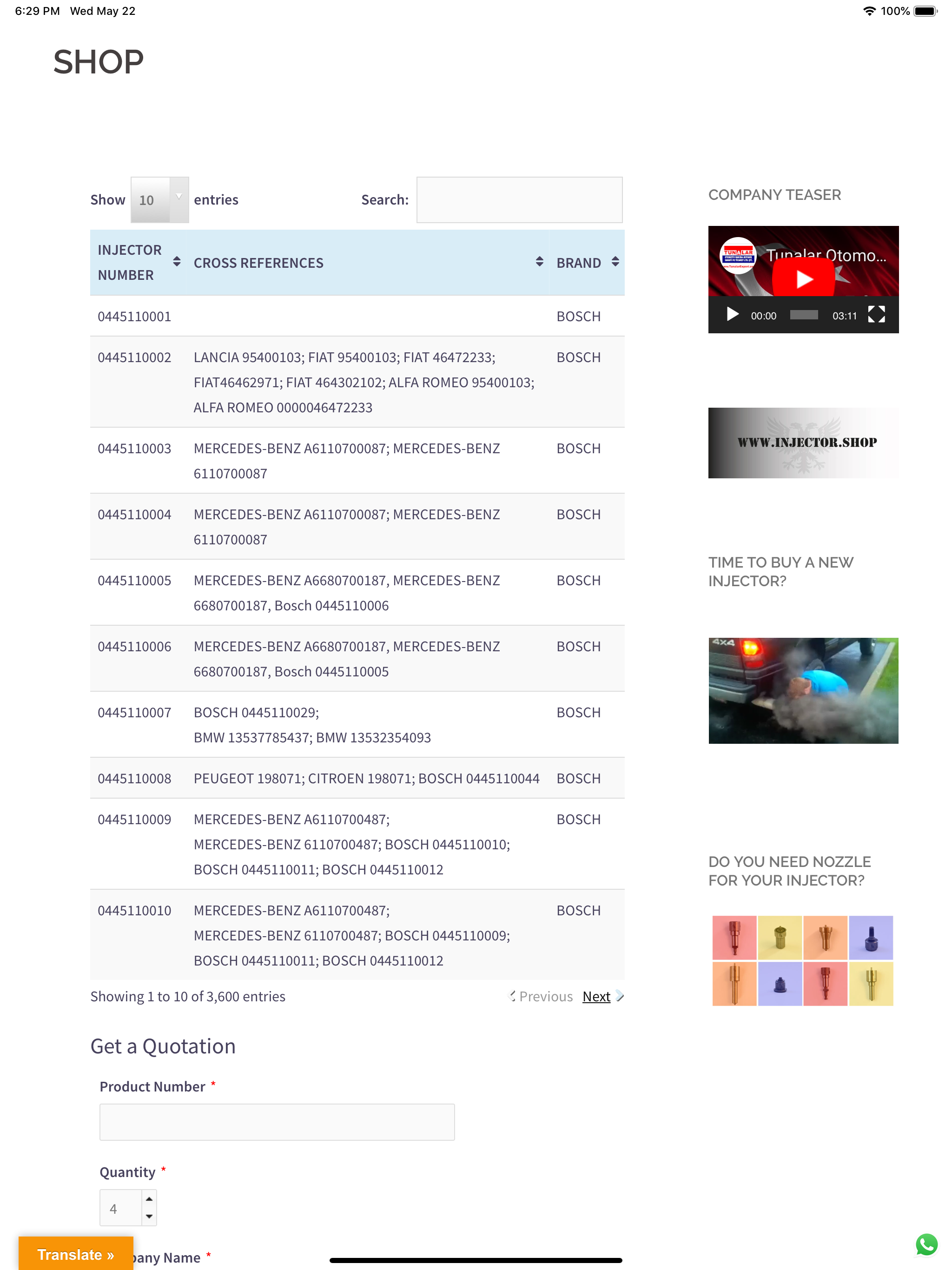 INJECTOR SHOP screenshot 13