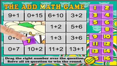 Screenshot #2 pour The Add Math Game LT