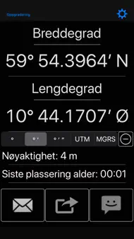 Dele min GPS-koordinater iphone bilder 1