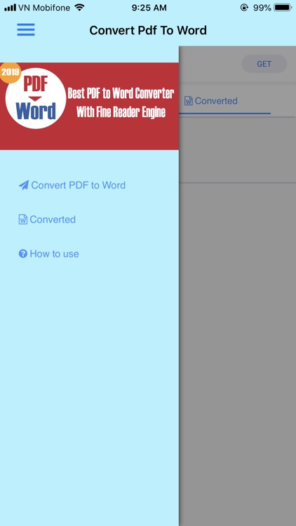 Convert PDF to Word 2019