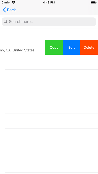 Show My Postal Address Screenshot