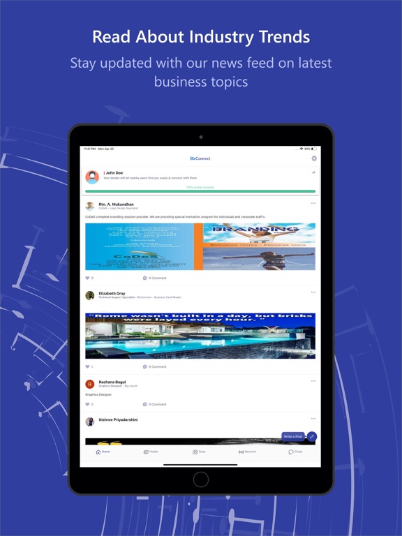 BizConnect Card Scanner iPad screenshot 8 - Business app