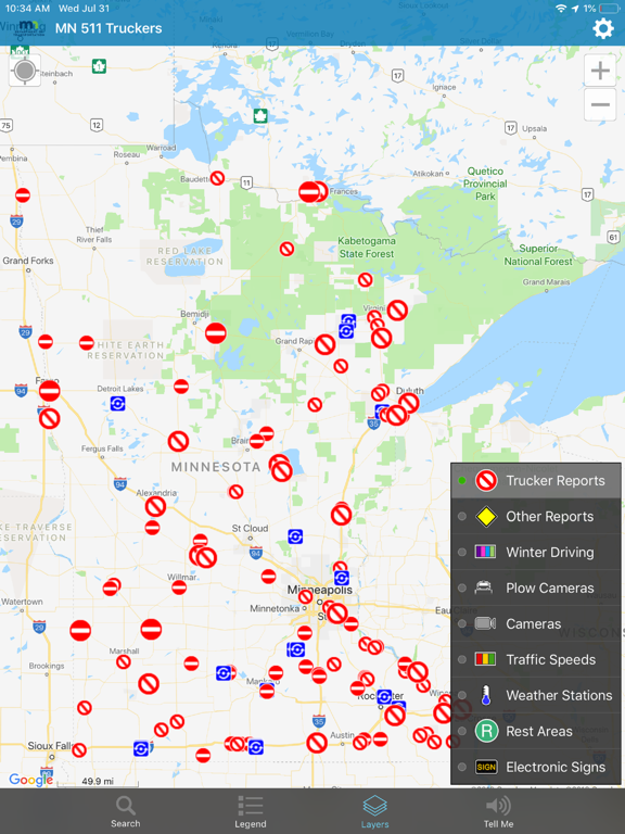 Screenshot #4 pour Minnesota 511 Trucker