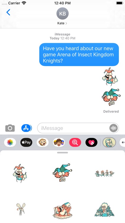 Insect Kingdom Knight Stickers