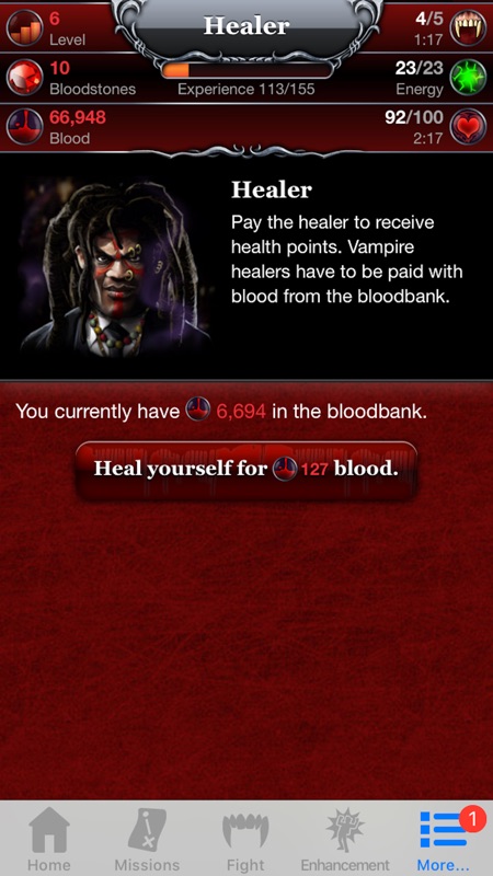 Jogo de Vampiros Móvel screenshot 6