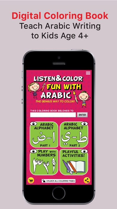 Screenshot #1 pour Listen & Color Fun with Arabic