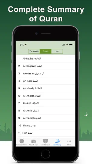 Capture d'écran de Ramadan Times sur iPhone 4