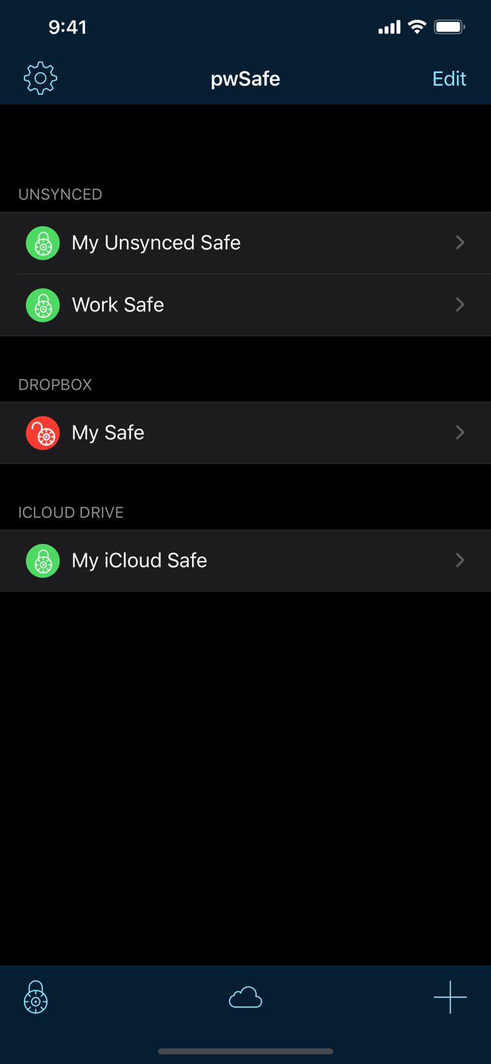 pwSafe 2 - Password Safe