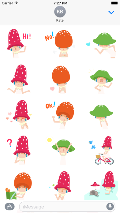 MUSHROOMS! Stickers Screenshot