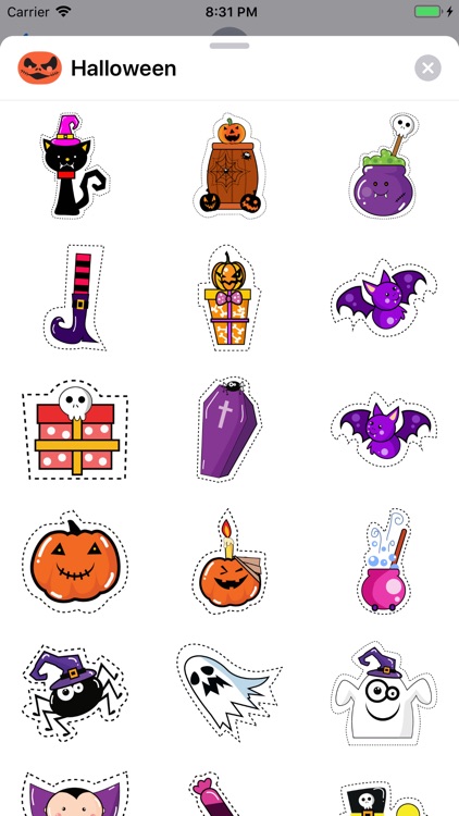 Halloween Stickers ·