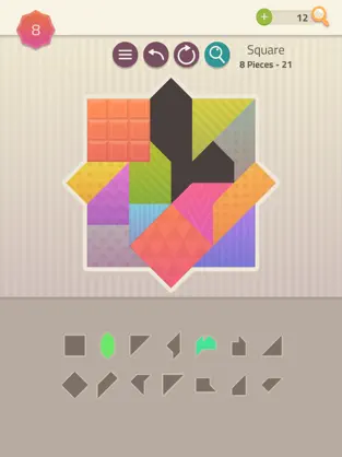Captura 4 Polygrams - Tangram Puzzles iphone