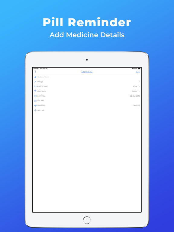 Screenshot #5 pour Pill Reminder Medication Time