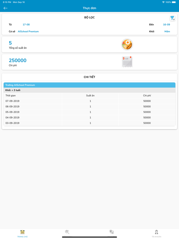 Screenshot #6 pour Megakids Quản Lý