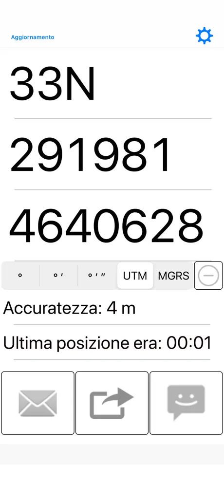 Mie coordinate GPS
