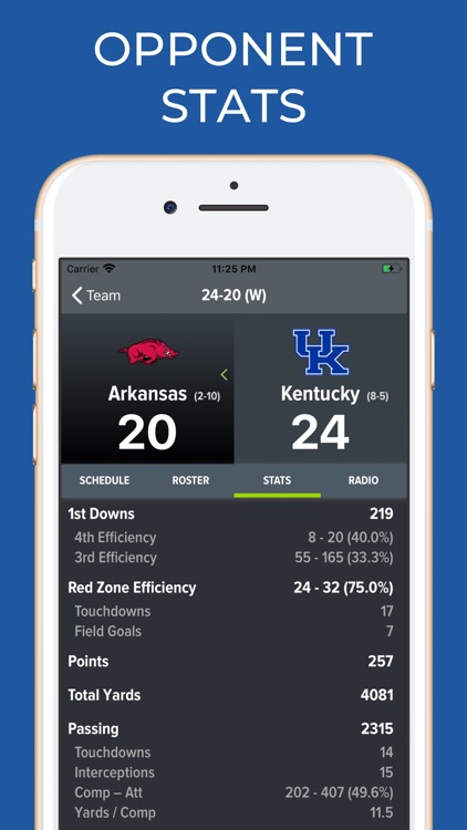 Kentucky Football Schedules screenshot-9
