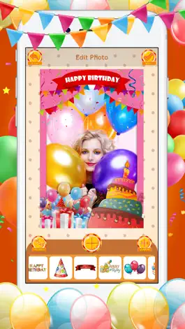 Game screenshot Happy Birthday Photo Editor hack