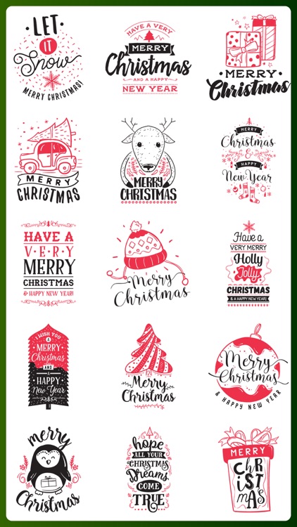 Merry Christmas Greets Emojis