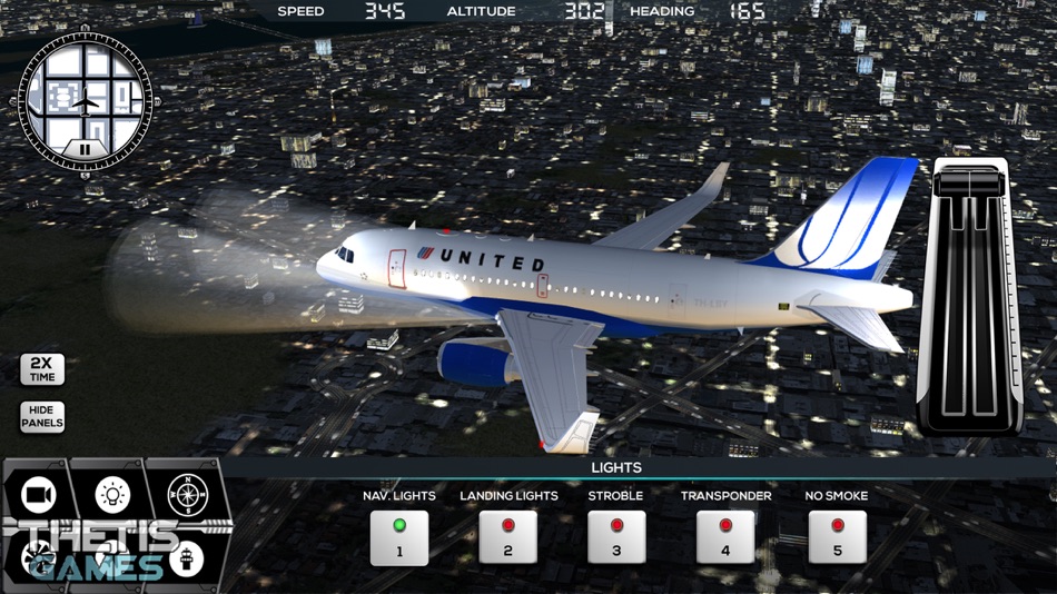 #3. Flight Simulator FlyWings 2017 (iOS) 由: Thetis Consulting