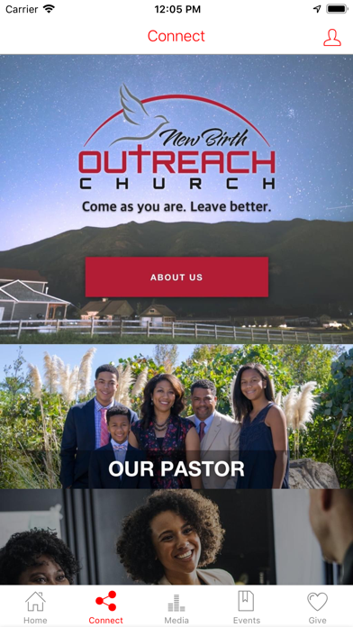 New Birth Outreach Church Screenshot