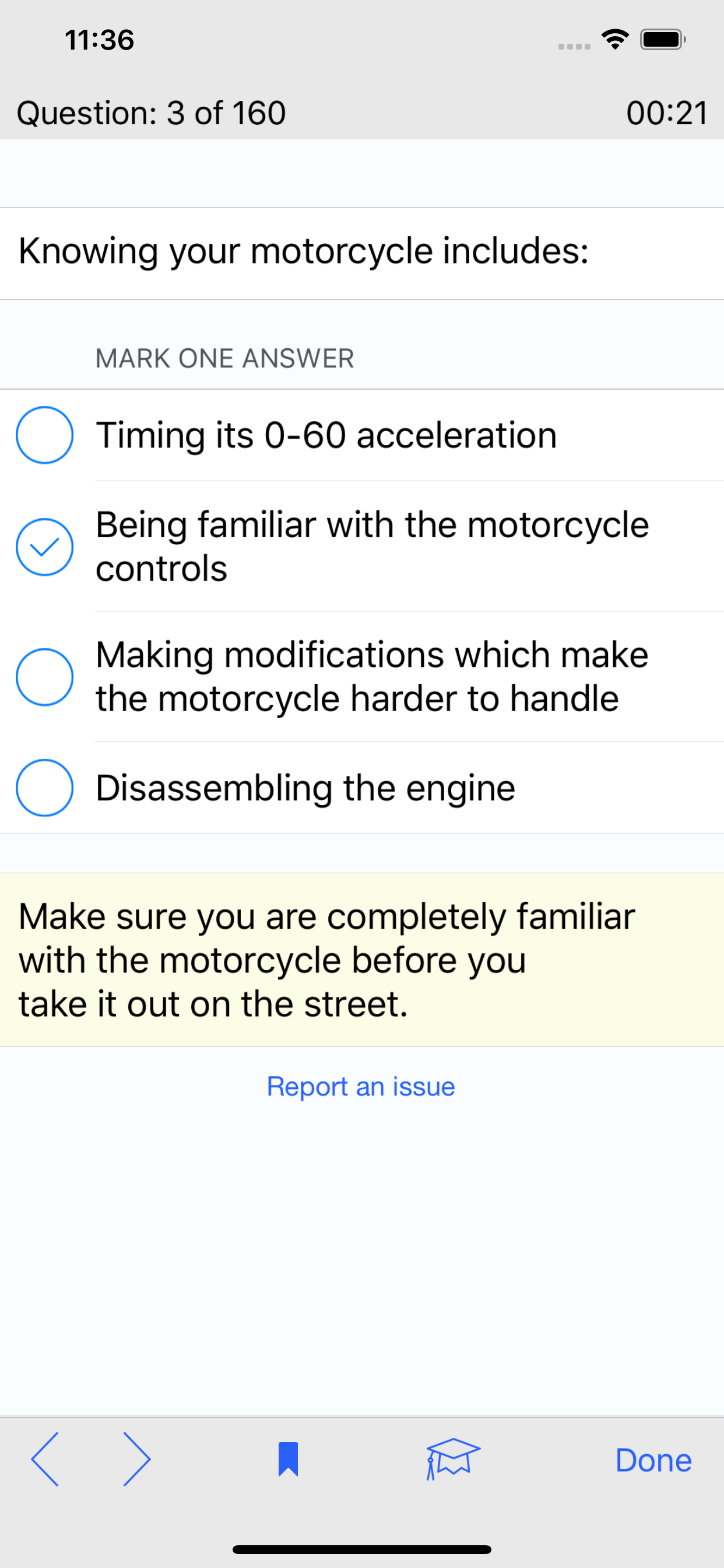 Motorcycle Test Prep screenshot 5