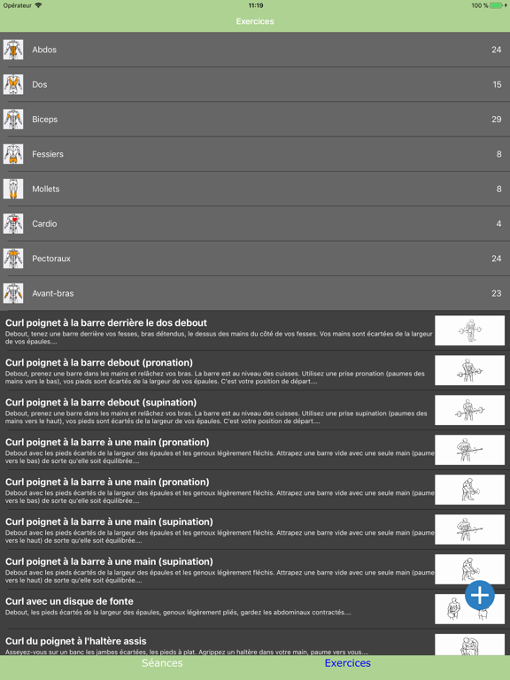 Screenshot #6 pour Programme Musculation Fitness