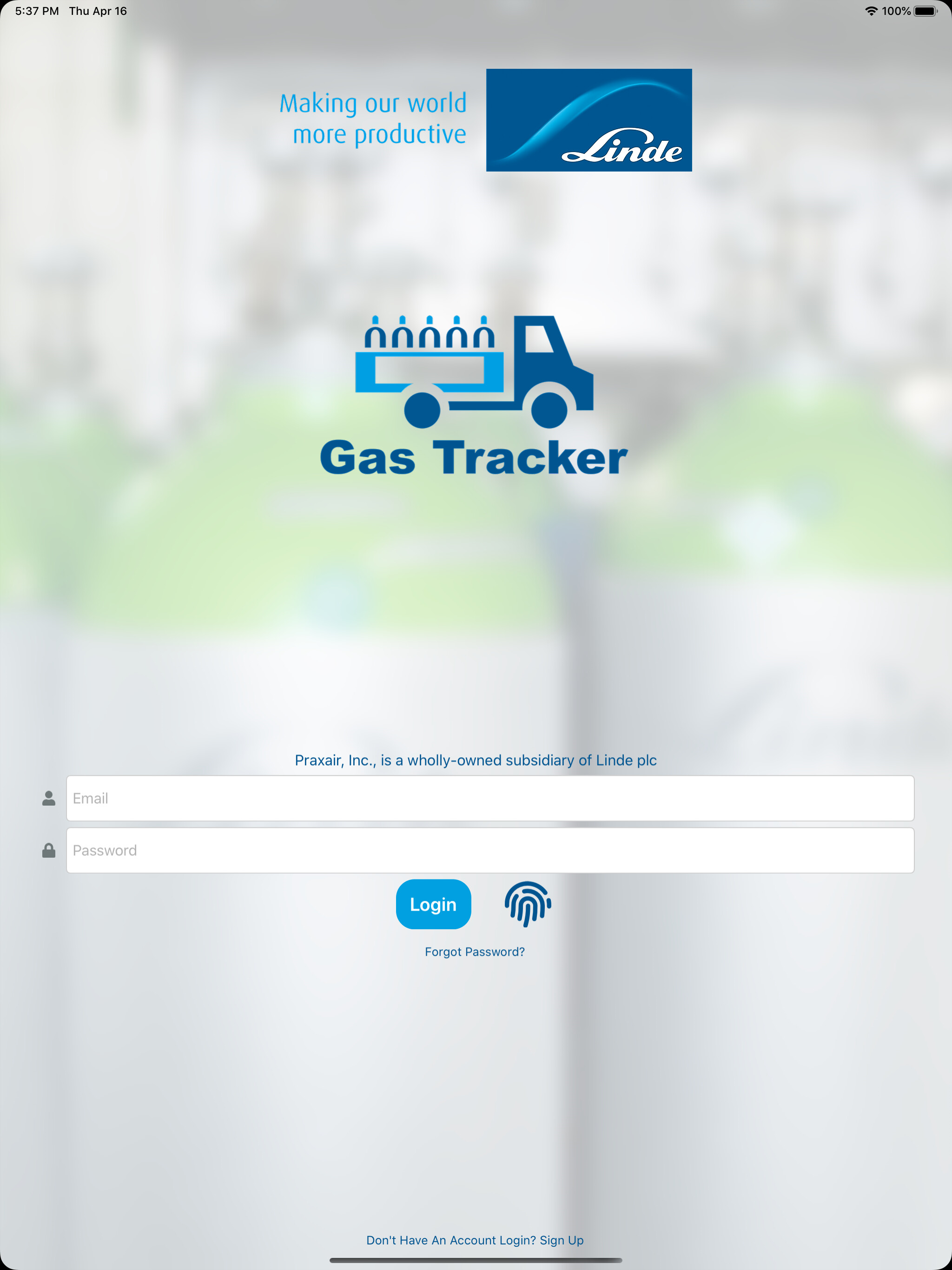 Linde GasTracker