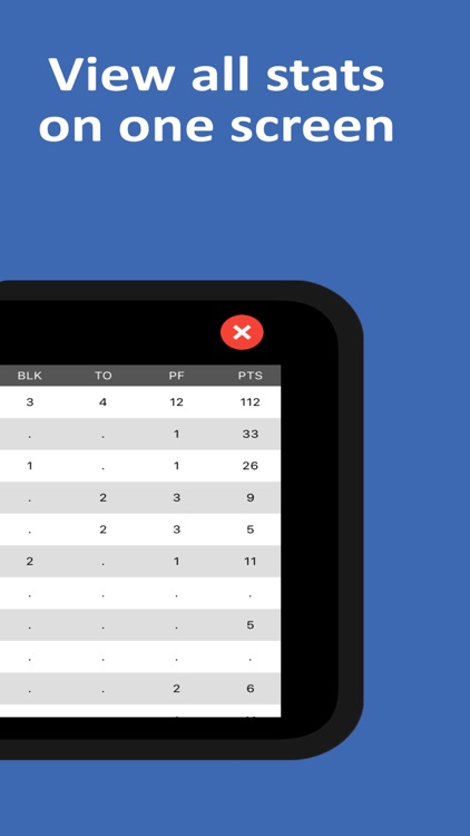 Basketball Scorebook + Stats