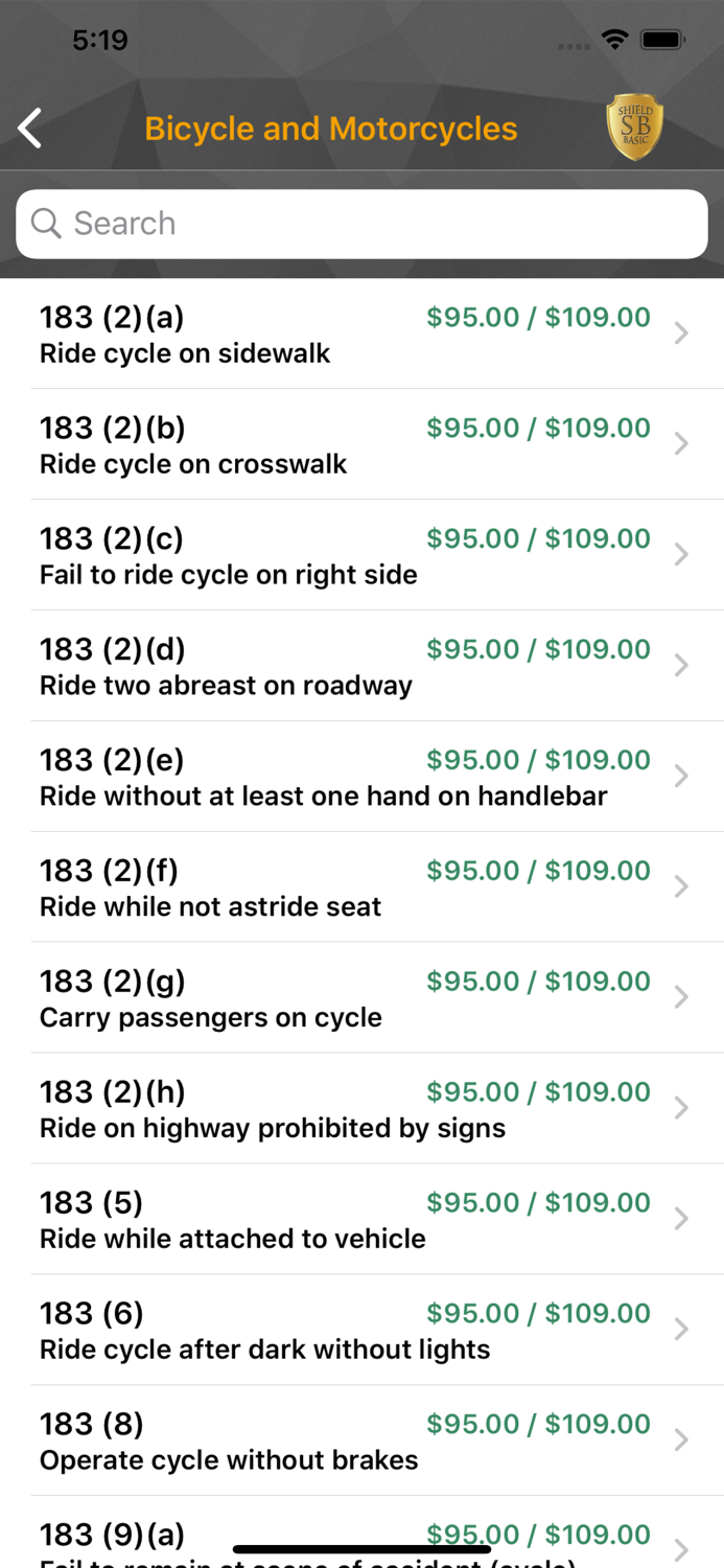 Shield Basic British Columbia