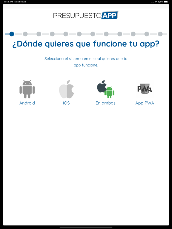 Presupuesto App