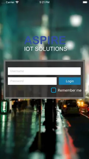 Aspire iot solutions screenshot 2