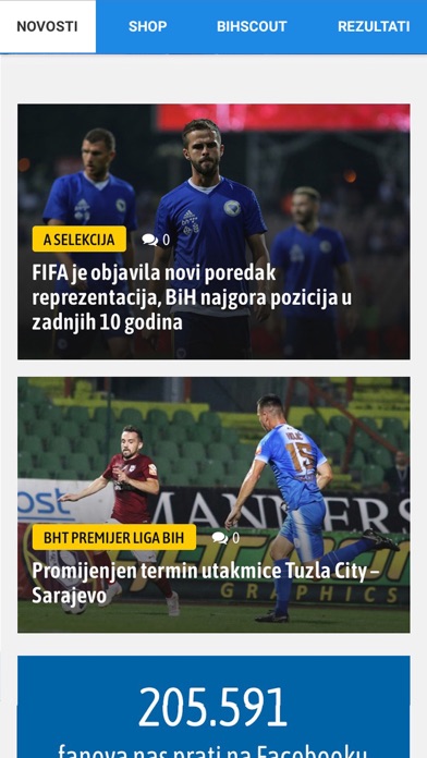 Screenshot #1 pour Reprezentacija.ba