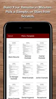 resume star 2: pro cv designer iphone screenshot 2