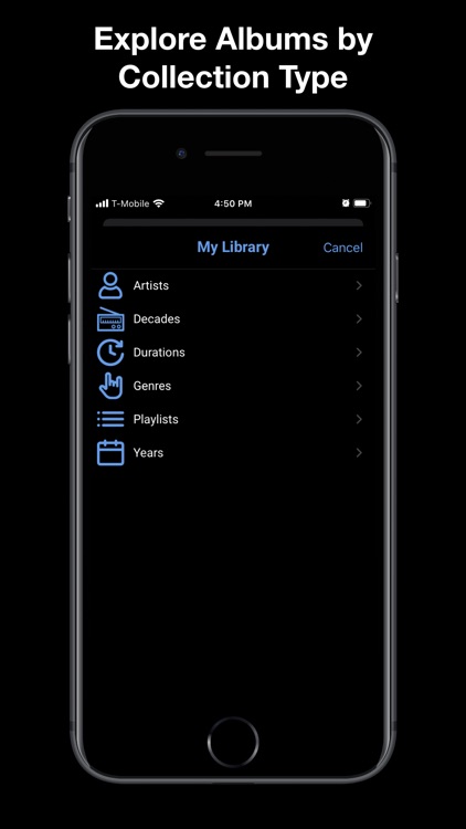 Albums - album focused player screenshot-3