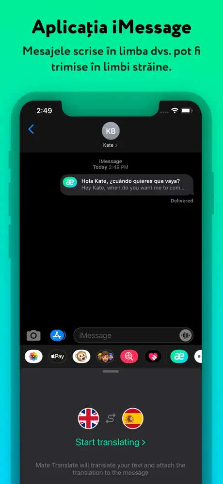 Mate – translate speech & text