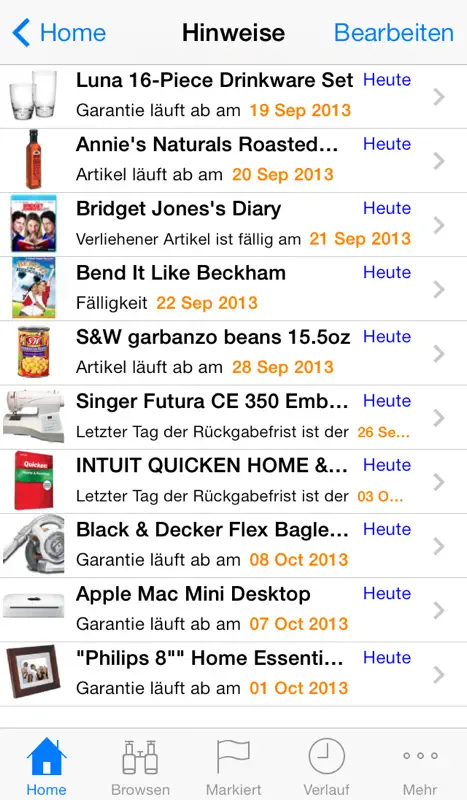 Nest Egg Hausinventar screenshot 3 of 5