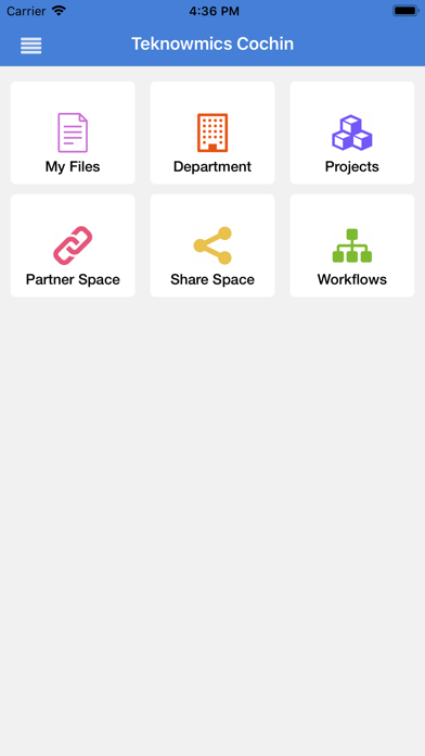 SmartDocs - ECM App Screenshot